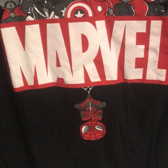 Mens Marvel Cartoon Characters shirt size Large - Picture 3 of 6